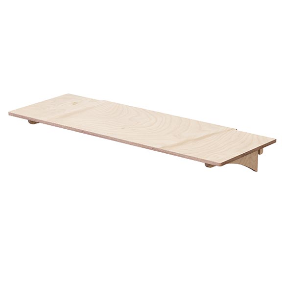 Tablette 97 x 35 cm pour présentoirs Wally